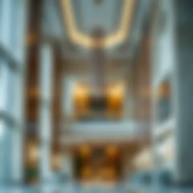 Interior Design Features of Awqaf Building Interior details of the Awqaf Building highlighting its design