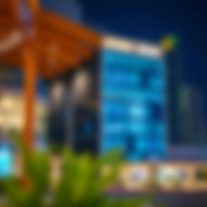 Modern business hub in DIFC