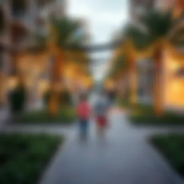 Vibrant community lifestyle in JLT with parks and leisure areas