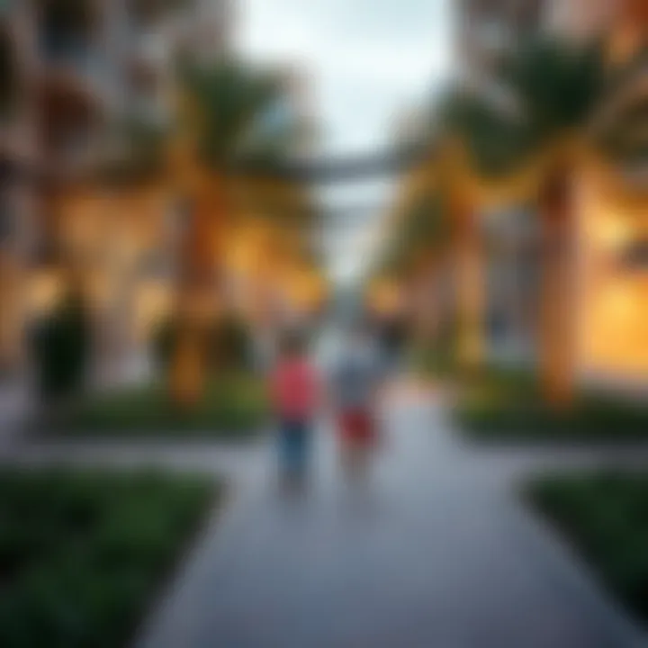 Vibrant community lifestyle in JLT with parks and leisure areas