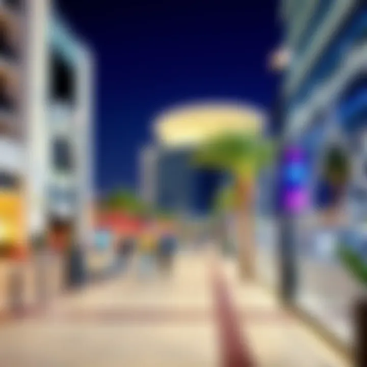 Investment opportunities highlighted by the vibrant atmosphere of the promenade