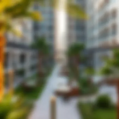 Vibrant Community Spaces in Dubai Vibrant community spaces featuring gardens and recreational areas