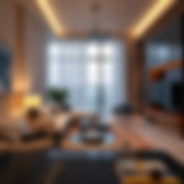 Modern Apartment Interior in Dubai A beautifully designed interior of a modern Dubai apartment