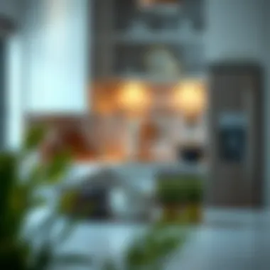 The Essence of Order: Modern Domestic Spaces Modern kitchen setup showcasing organization and cleanliness