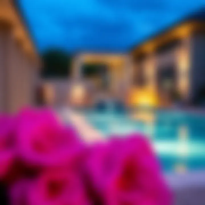 Indulgent Amenities at The Sanctuary Ellington Luxurious amenities at The Sanctuary Ellington, showcasing the pool and leisure area
