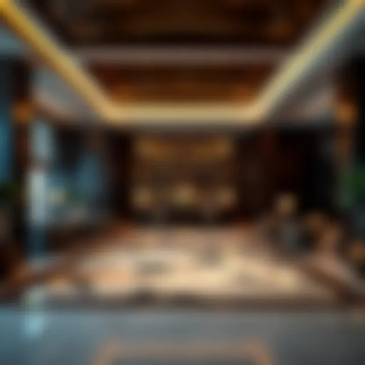 Luxurious Lobby Experience at Savoy Hotel Luxurious lobby area of Savoy Hotel highlighting hospitality