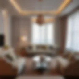 Charming family room in Al Qusais