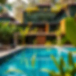 Stunning view of the Forest Villa surrounded by lush greenery