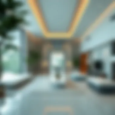 Luxurious Interiors of Forest Villas Interior view of a luxurious Forest Villa highlighting modern aesthetics