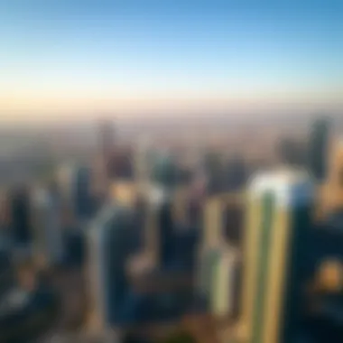 Aerial view of Dubai's skyline featuring iconic Hamilton developments