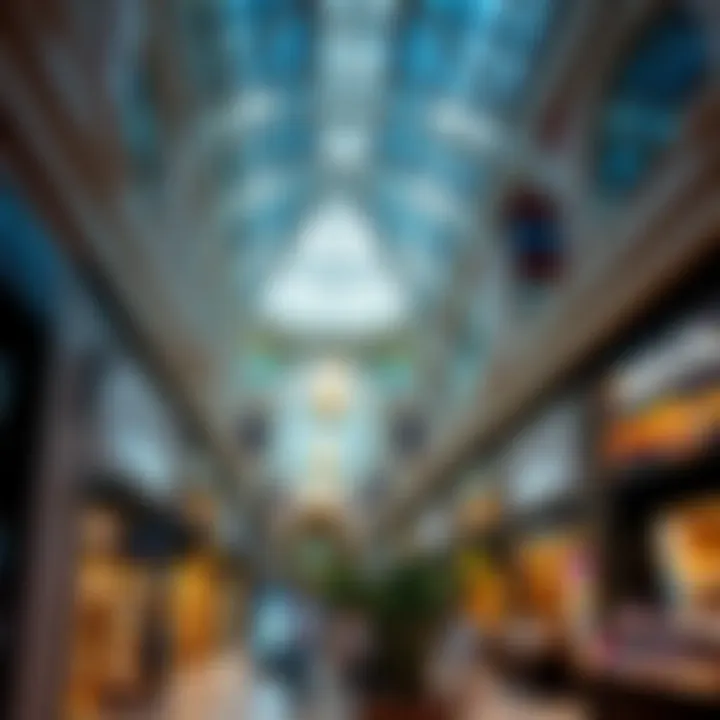 Diverse Retail Shops at Ibn Battuta Mall A vibrant marketplace within Ibn Battuta Mall filled with diverse retail shops