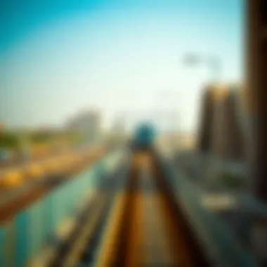 New Rail Infrastructure Development in the UAE Infrastructural development scene highlighting new rail systems