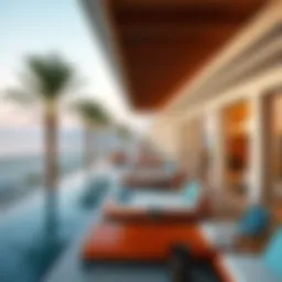 Luxurious beachfront at Jumeirah Lamer