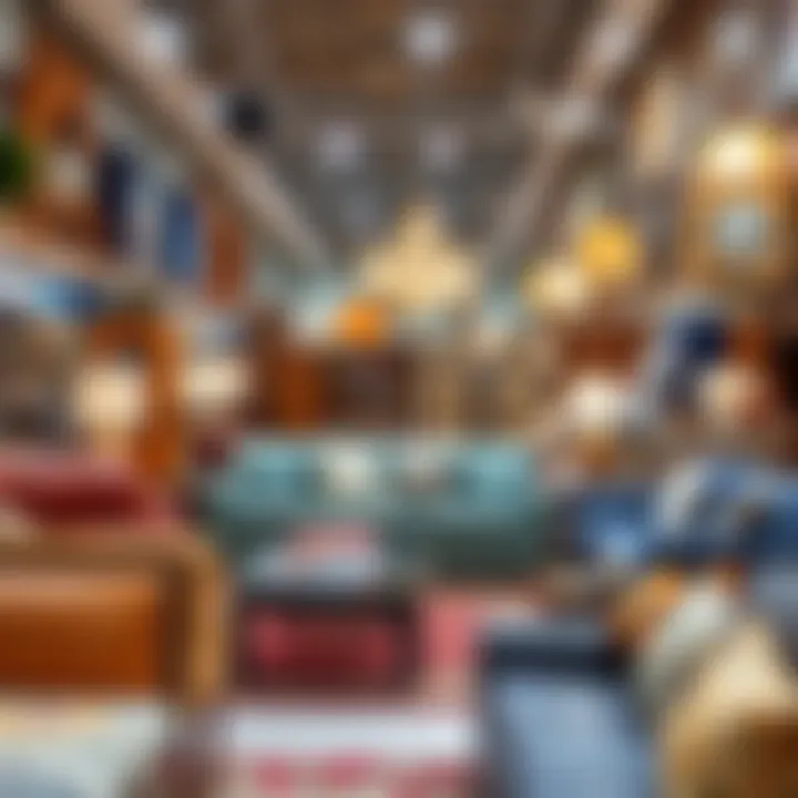 Diversity in Design: Exploring Furniture Styles in Karama A vibrant display of diverse furniture styles in a Karama shop