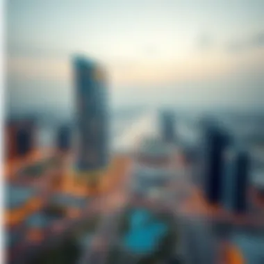 Strategic Location of the Light Commercial Tower Panoramic view showcasing the strategic location of the tower