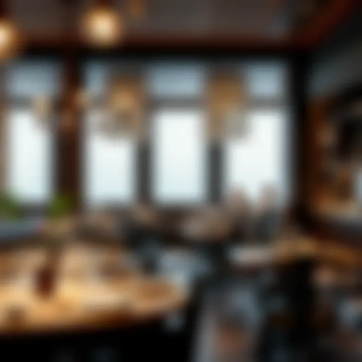 Elegant interior of a Michelin Star establishment