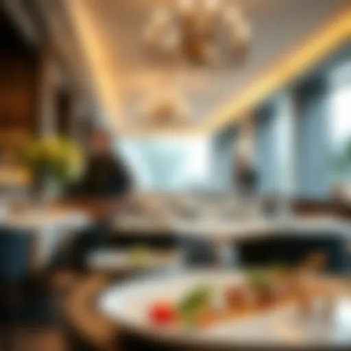 Artistry in Fine Dining Exquisite dish presentation at a Michelin Star restaurant