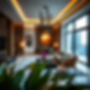 Living Spaces: The Expatriate Lifestyle in Dubai Luxurious apartment interiors reflecting expatriate lifestyle choices in Dubai.