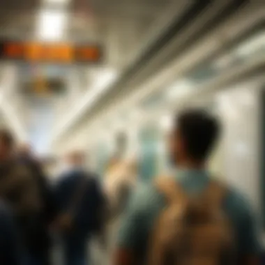 Dynamic Flow of Commuters in Dubai Metro Commuters utilizing the Dubai Metro during peak hours