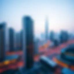 A panoramic view of Dubai's skyline showcasing modern architecture