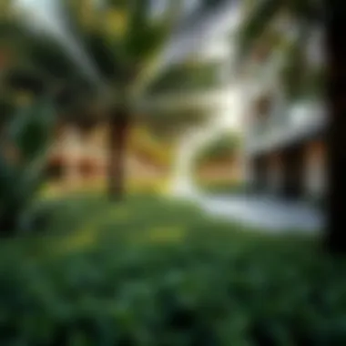 Stunning Parksides: Nature Meets Urban Elegance A stunning parkside view showcasing lush greenery and modern architecture
