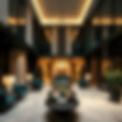 Architectural Elegance of Raf Hotel Apartments Stunning architectural design of Raf Hotel Apartments showcasing modern elegance