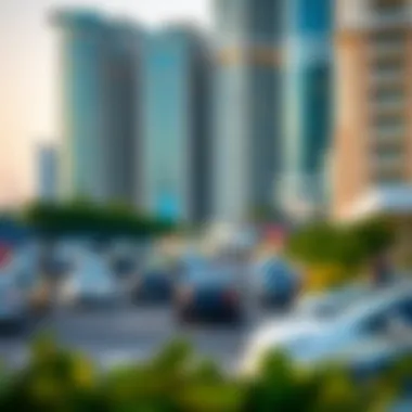 Impact of Free Parking on Real Estate A chart displaying the correlation between free parking availability and real estate market trends in Dubai.