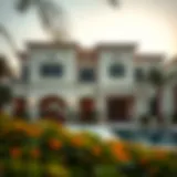 Luxurious villa exterior in Al Barsha