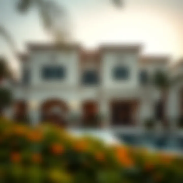 Stunning Villa in Al Barsha Luxurious villa exterior in Al Barsha