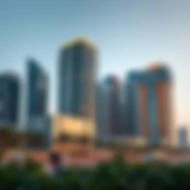 Urban Development Goals and Seven Park Central Urban development goals of Dubai illustrated in relation to Seven Park Central