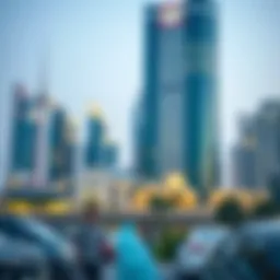 Skyline view of Sharjah showcasing its modern architecture