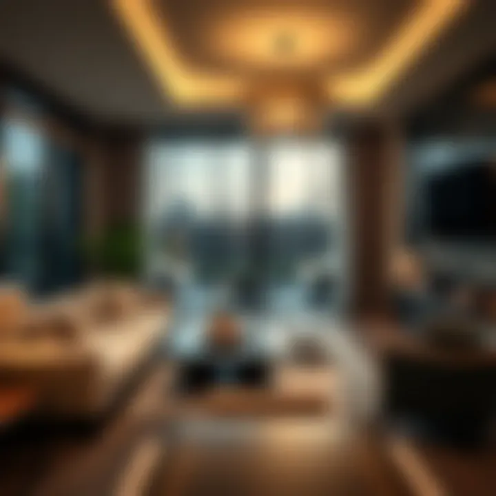 Luxurious Living Area in Sobha Reserve Luxurious living area within Sobha Reserve, reflecting modern design