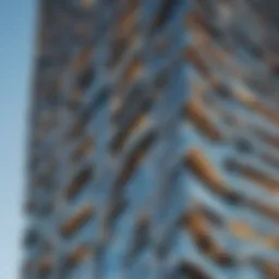 Stunning architectural facade of Sparkle Towers showcasing intricate details
