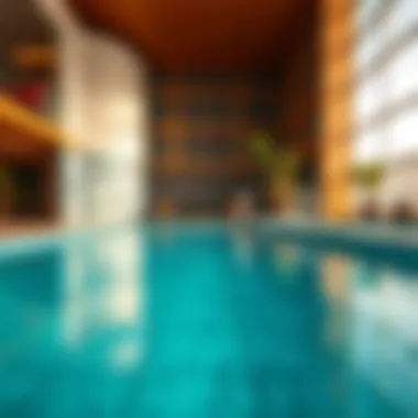 Outstanding Amenities at Tameem House Amenities offered at Tameem House including pool and gym facilities