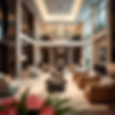 Elegant Lobby of Tameem House Luxurious lobby area of Tameem House with elegant furnishings