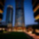 Stunning view of the Tecom Building showcasing its modern architecture