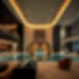 Architectural design of Tecom Hotel showcasing modern aesthetics