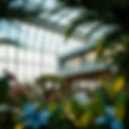 Stunning glasshouse architecture in Dubai showcasing modern design