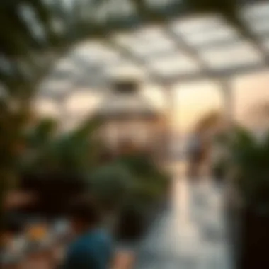 Sustainable Glasshouse in Urban Dubai Sustainable glasshouse design harmonizing with urban environment