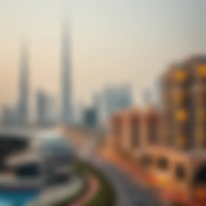 Investment Opportunities in Dubai Real Estate Dubai skyline with investment properties highlighted