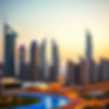 Dubai Real Estate Skyline Dubai skyline showcasing real estate trends