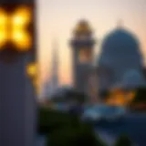 Dawn in Dubai: The Beginning of Sehri Serene dawn in Dubai during Ramadan