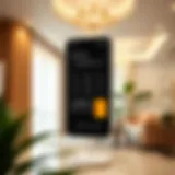 Visual representation of a rental calculator interface