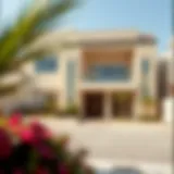 Luxurious villa exterior in Al Wuheida, Dubai