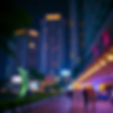 Vibrant Nightlife at Vista Prestige One Night view of Vista Prestige One highlighting its vibrant atmosphere