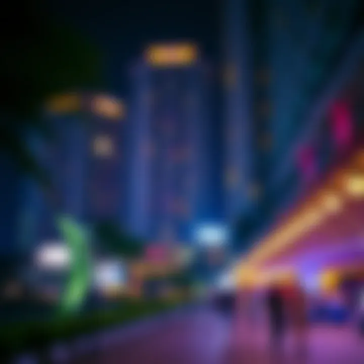 Vibrant Nightlife at Vista Prestige One Night view of Vista Prestige One highlighting its vibrant atmosphere